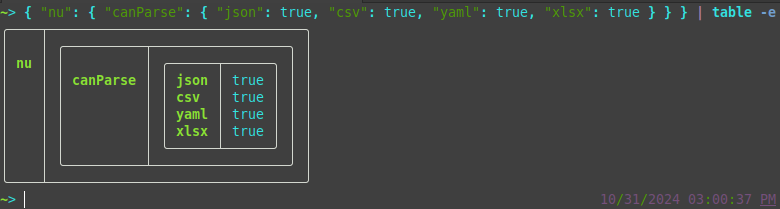 nushell parsing JSON